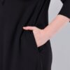 Φόρεμα μίντι σε γραμμή Α με σχέδιο από χάντρες στον ώμο