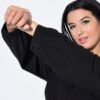 Φόρεμα σε γραμμή Α με γιακά, ζώνη στη μέση και τσέπες