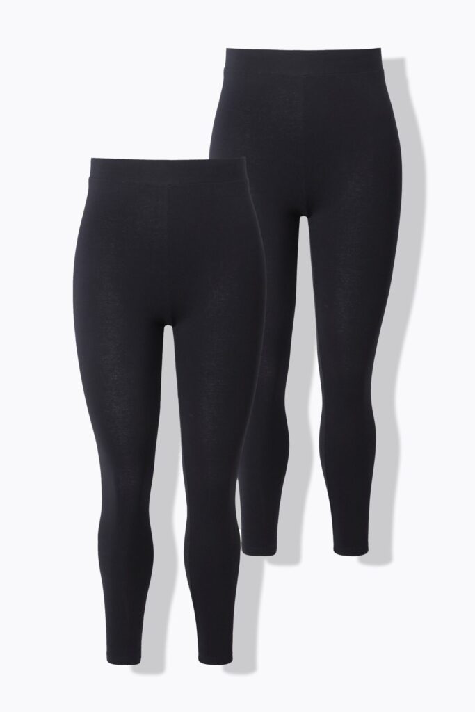 Κολάν Slim Fit, ψηλόμεσο, 2 τμχ
