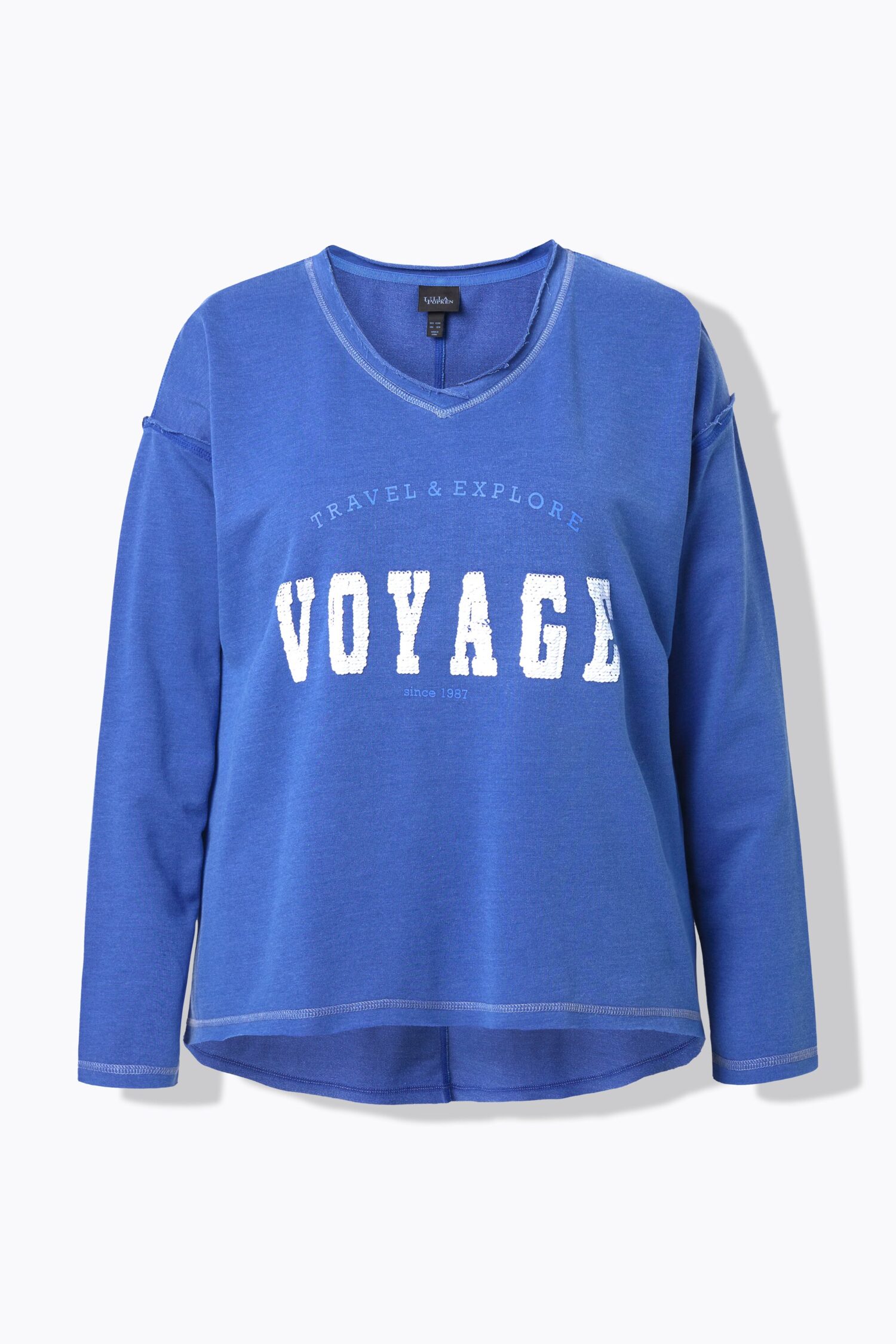 Μπλούζα φούτερ με παγιέτες Voyage