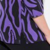 Μπλούζα με κλασική εφαρμογή και μοτίβο zebra