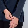Μπλούζα με μακριά μανίκια, λεπτή, με στρογγυλή λαιμόκοψη