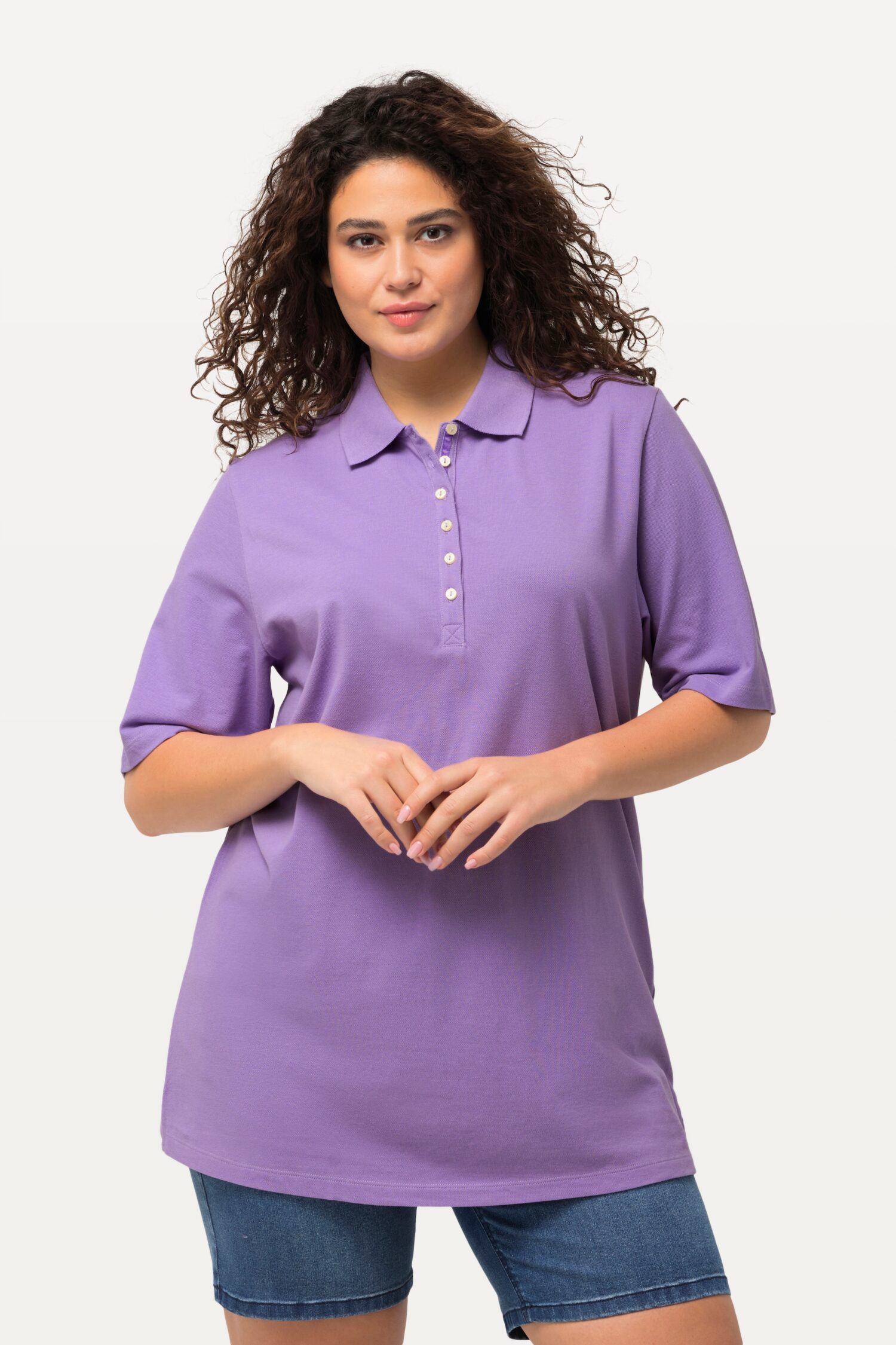 Μπλούζα polo Basic, με κοντό μανίκι