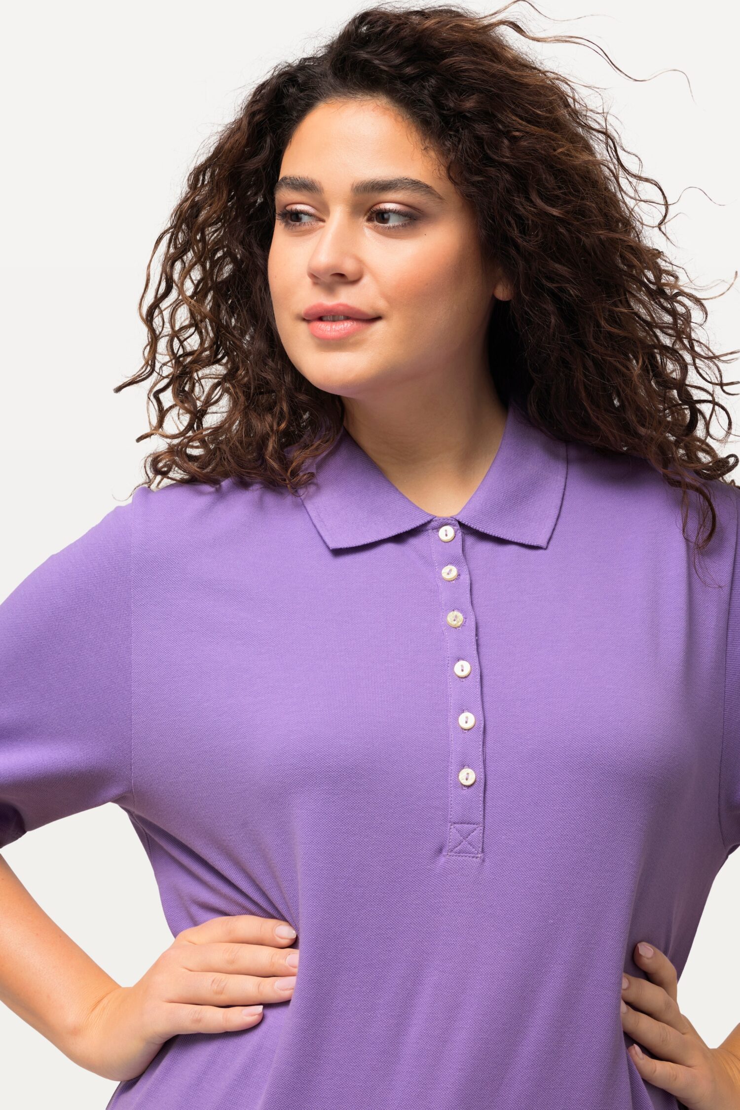 Μπλούζα polo Basic, με κοντό μανίκι