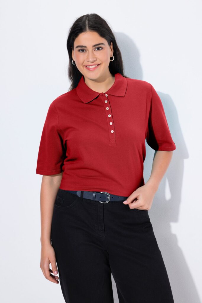 Μπλούζα polo Basic, με κοντό μανίκι