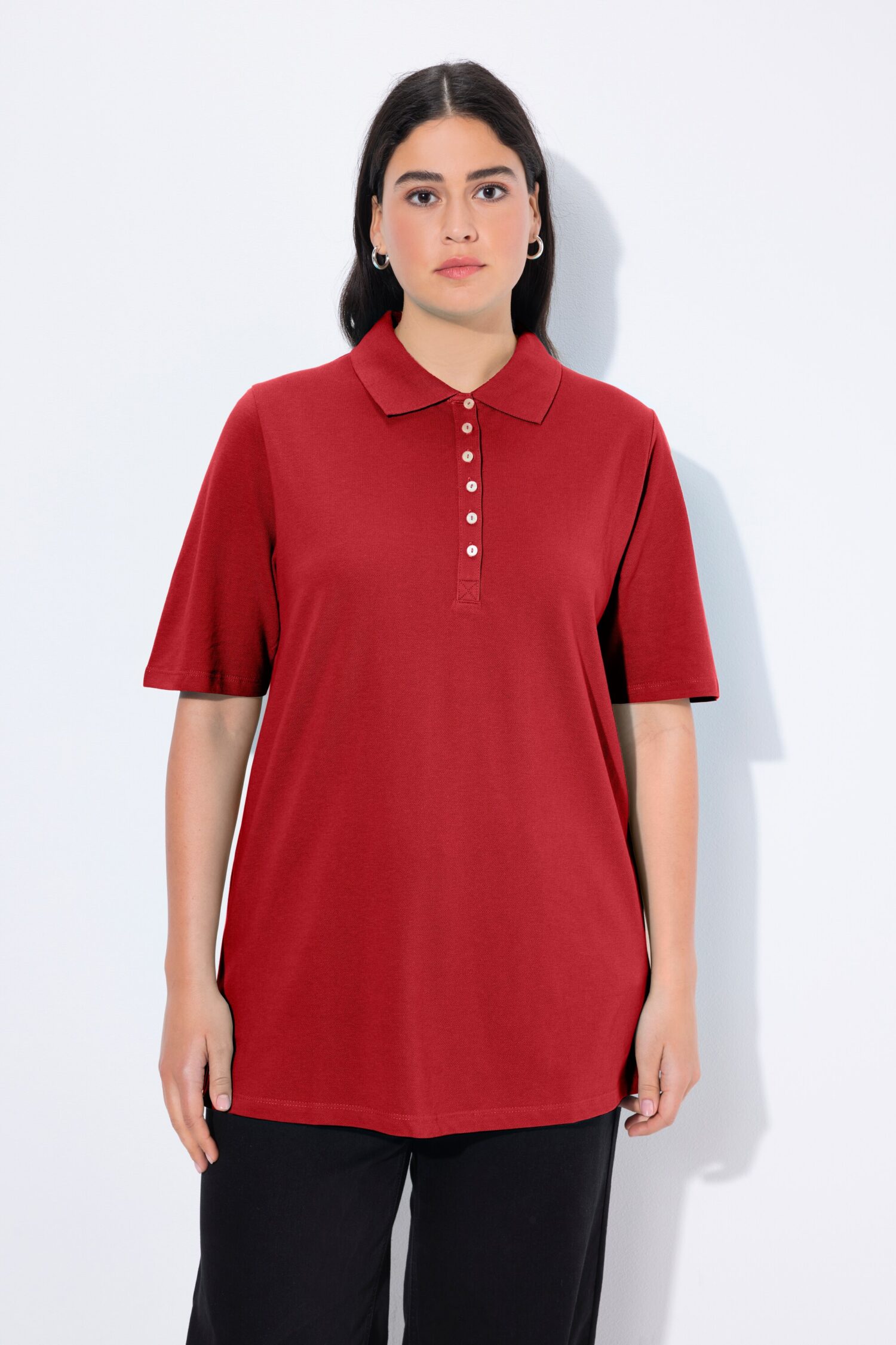 Μπλούζα polo Basic, με κοντό μανίκι