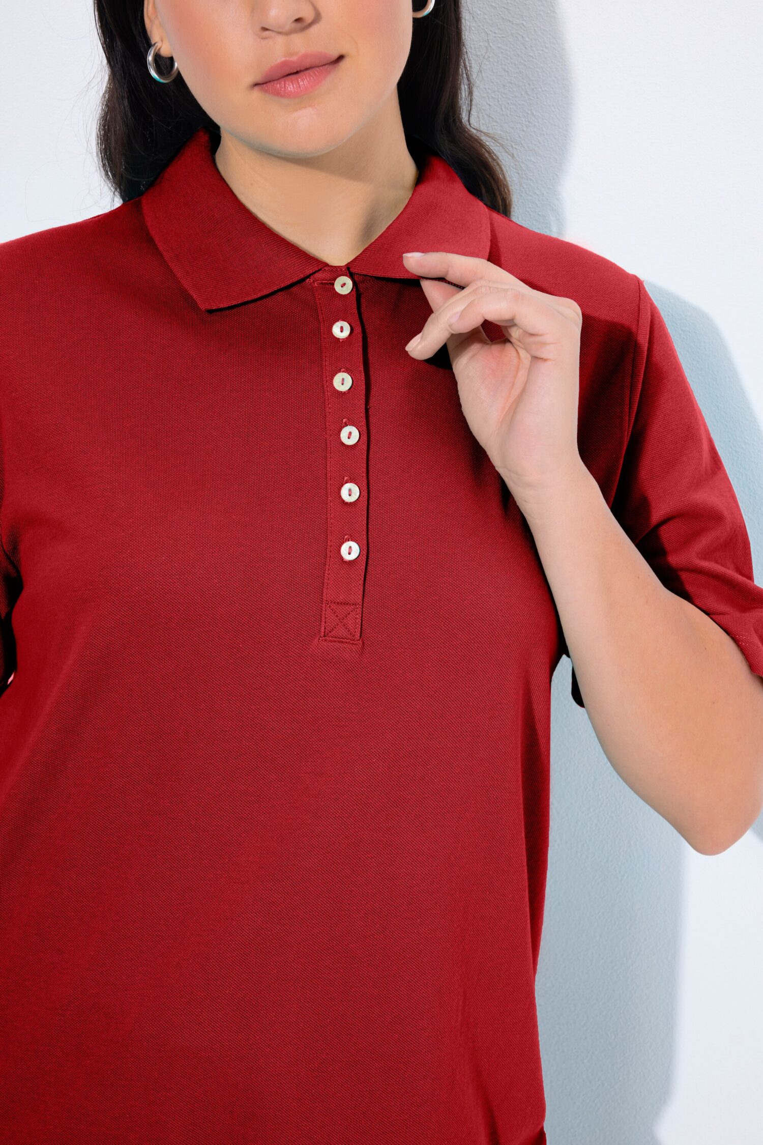 Μπλούζα polo Basic, με κοντό μανίκι