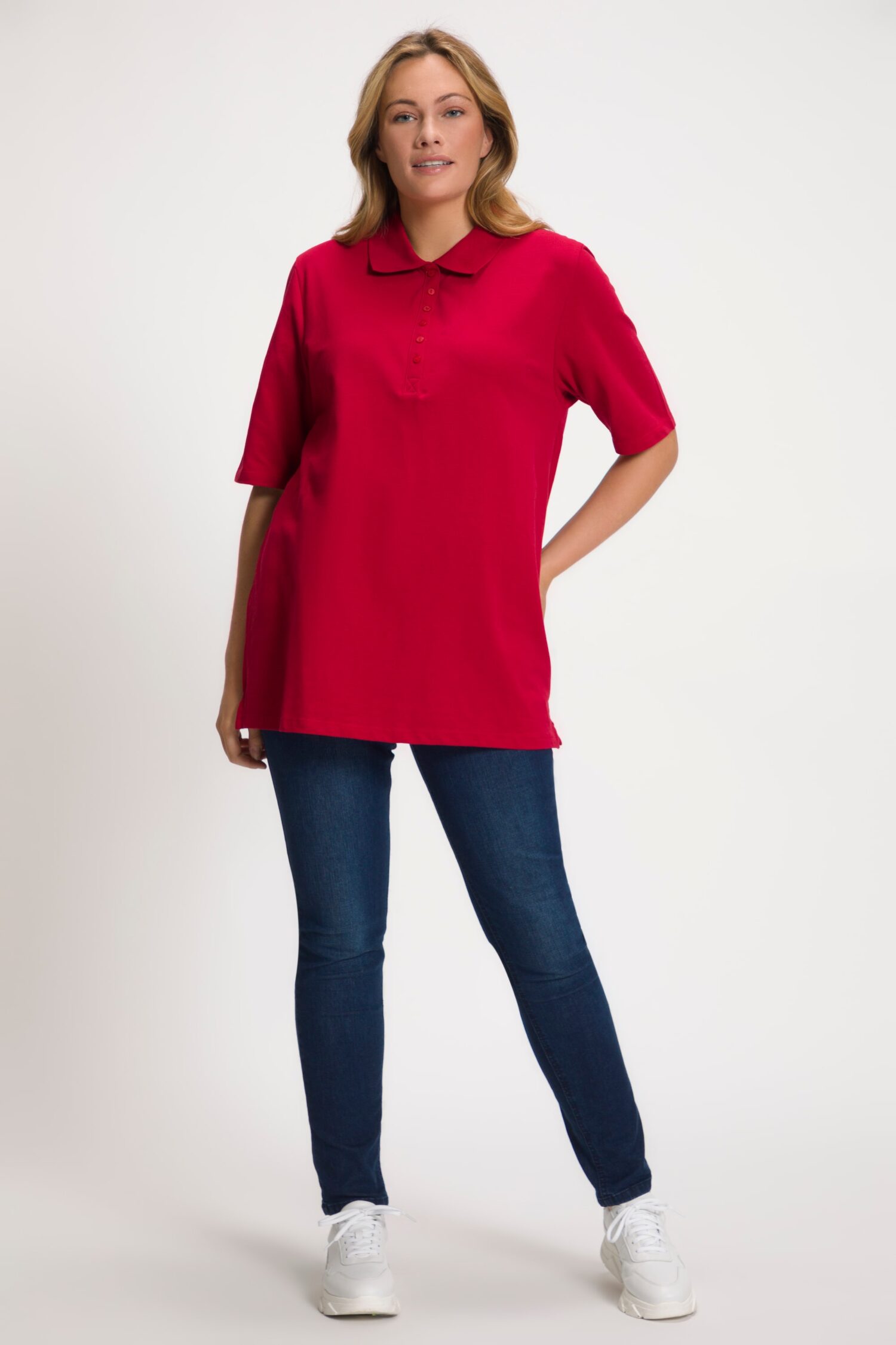 Μπλούζα polo Basic, με κοντό μανίκι