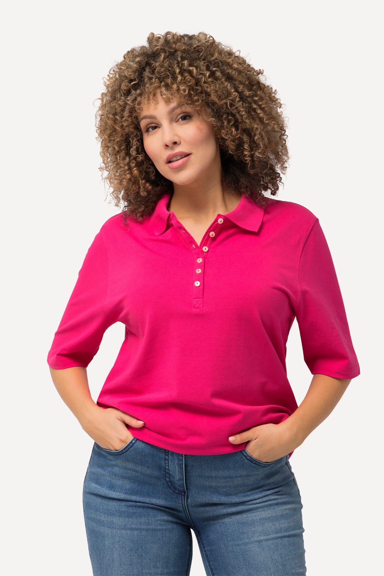 Μπλούζα polo Basic, με κοντό μανίκι