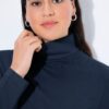 Μπλούζα ζιβάγκο, με μακριά μανίκια, σε στενή γραμμή