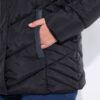 Μπουφάν HYPRAR αδιάβροχο, καπιτονέ με κρυφό φερμουάρ