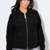 Μπουφάν με κλασική εφαρμογή, από teddy fleece με ανάγλυφο σχέδιο