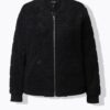 Μπουφάν με κλασική εφαρμογή, από teddy fleece με ανάγλυφο σχέδιο