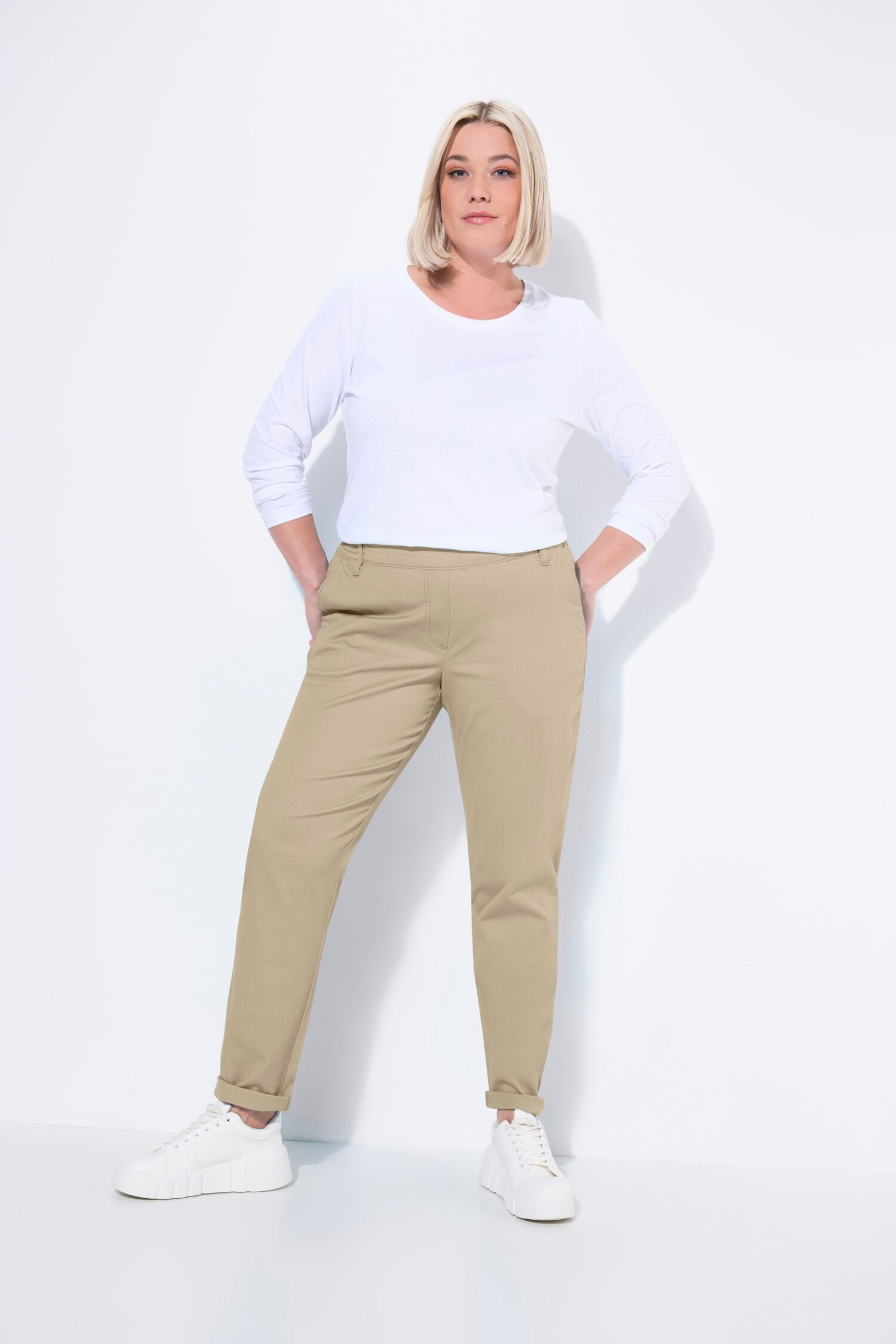 Παντελόνι Chino, με ελαστική μέση