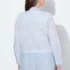 Πουκάμισο μακρύ, ριγέ με μακριά μανίκια