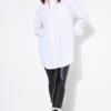 Πουκάμισο μονόχρωμο, μακρύ, oversized