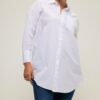 Πουκάμισο μονόχρωμο, μακρύ, oversized