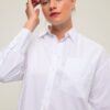Πουκάμισο μονόχρωμο, μακρύ, oversized