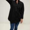 Πουκάμισο μονόχρωμο, μακρύ, oversized