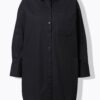 Πουκάμισο μονόχρωμο, μακρύ, oversized
