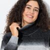 Πουλόβερ με άνετη εφαρμογή και ριγέ μοτίβο με χρωματική διαβάθμιση