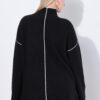 Πουλόβερ oversized με διακοσμητικές ραφές