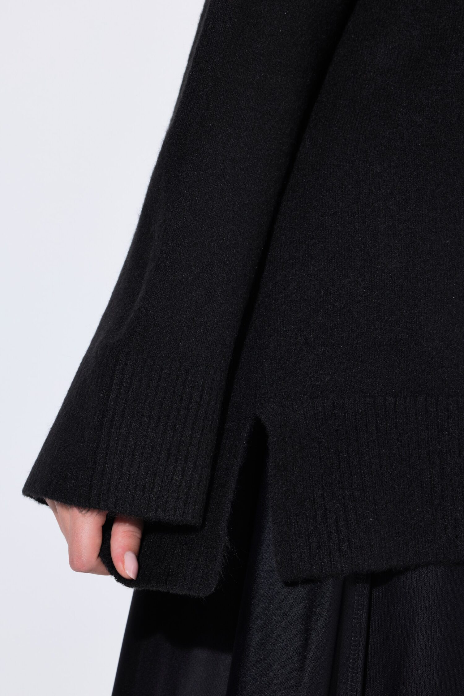 Πουλόβερ oversized με διακοσμητικές ραφές