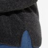 Πουλόβερ oversized με όρθιο γιακά και χαμηλούς ώμους