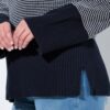 Πουλόβερ ριγέ, μακρυμάνικο με στρογγυλή λαιμόκοψη