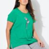 T-Shirt με τύπωμα, στρογγυλή λαιμόκοψη και κοντά μανίκια