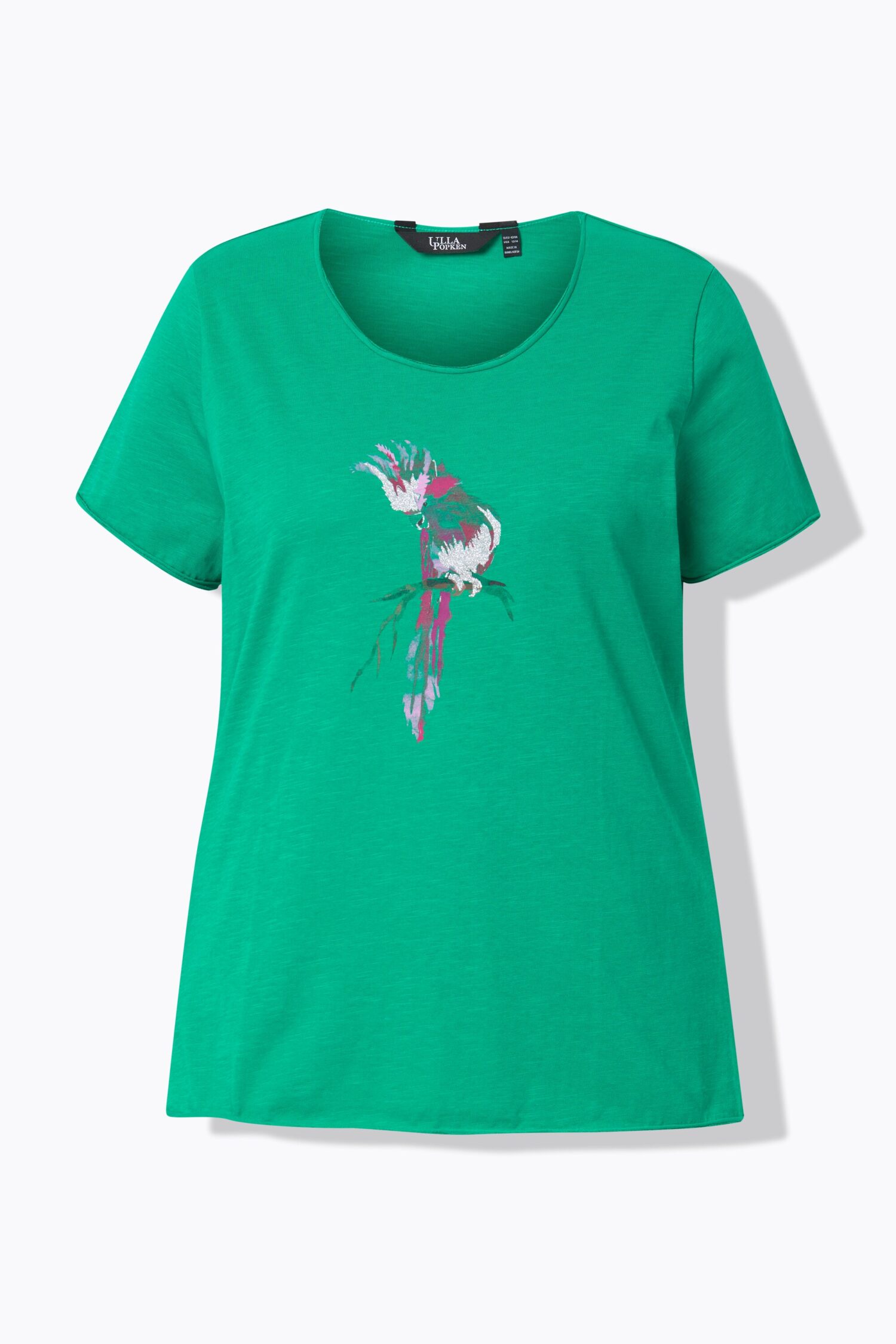 T-Shirt με τύπωμα, στρογγυλή λαιμόκοψη και κοντά μανίκια
