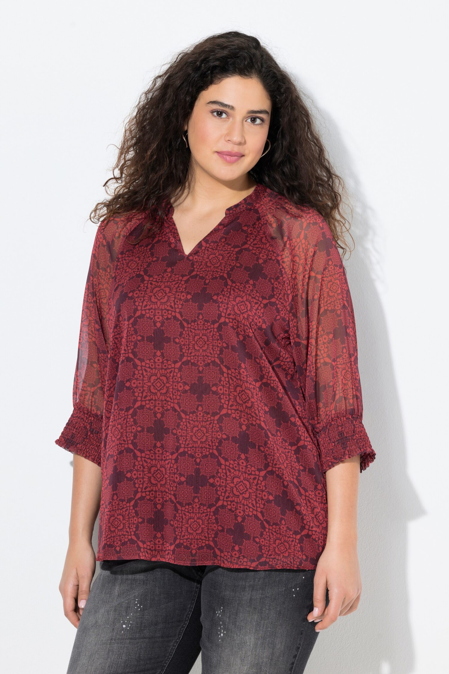 Τουνίκ oversized με μανίκια 3/4