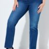 Τζιν παντελόνι Marie, bootcut με ελαστική μέση και τσέπες