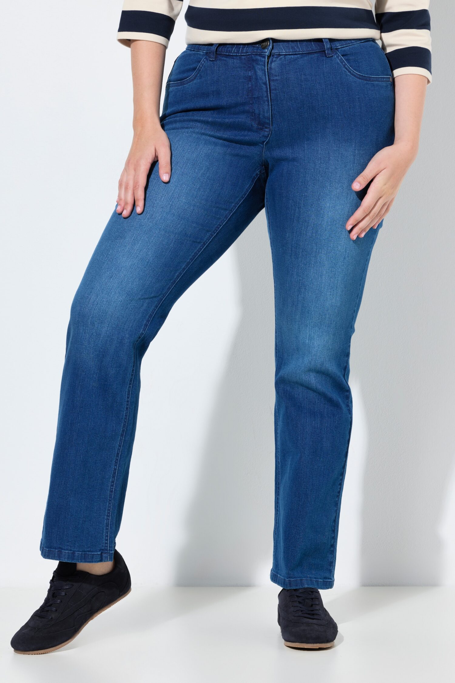 Τζιν παντελόνι Marie, bootcut με ελαστική μέση και τσέπες