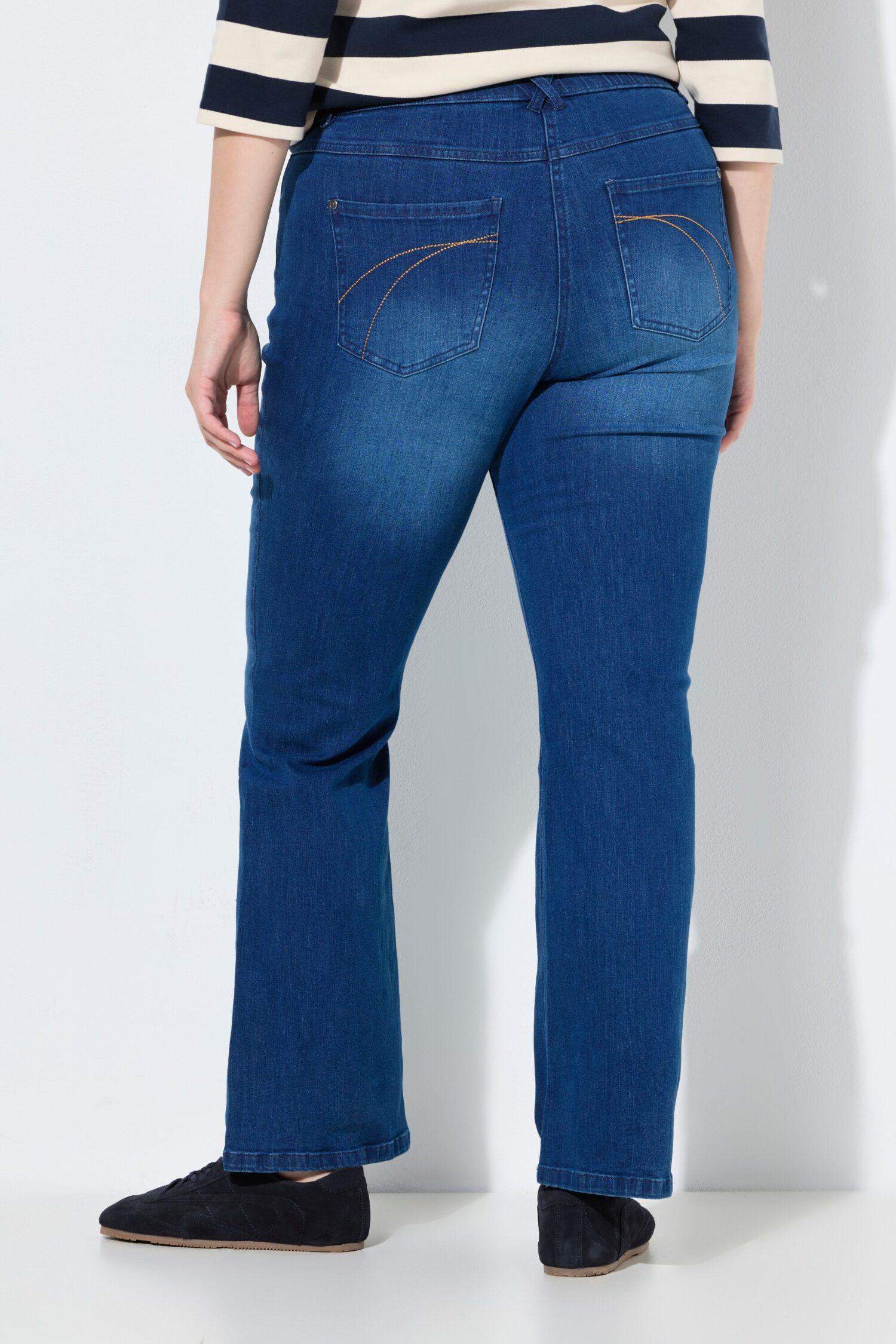 Τζιν παντελόνι Marie, bootcut με ελαστική μέση και τσέπες