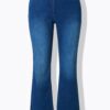 Τζιν παντελόνι Marie, bootcut με ελαστική μέση και τσέπες