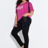 Τζιν παντελόνι Sienna fit με denim όψη
