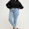 Τζιν παντελόνι skinny με μοτίβο και τσέπες