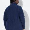 Ζακέτα, από μαλακό fleece με σατέν λεπτομέρειες