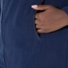 Ζακέτα, από μαλακό fleece με σατέν λεπτομέρειες