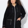 Ζακέτα, από μαλακό teddy fleece στο εσωτερικό και κουκούλα