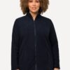 Ζακέτα fleece με φερμουάρ, όρθιο γιακά και μακριά μανίκια