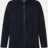 Ζακέτα fleece με φερμουάρ, όρθιο γιακά και μακριά μανίκια