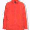 Ζακέτα fleece με φερμουάρ, όρθιο γιακά και μακριά μανίκια