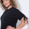 Φόρεμα με τσέπες και σούρες στα μανίκια