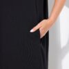 Φόρεμα oversized, σχέδιο με στρας στον ώμο
