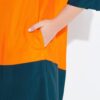 Φόρεμα σε γραμμή Α με color blocking και μανίκια 3/4