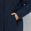 Καμπαρντίνα σε γραμμή Α με γιακά κι αφαιρούμενη κουκούλα