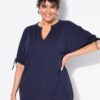 Μπλούζα φούτερ oversized με κοντά μανίκια