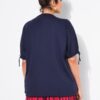 Μπλούζα φούτερ oversized με κοντά μανίκια